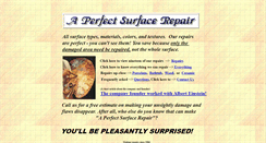 Desktop Screenshot of aperfectsurfacerepair.com